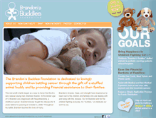 Tablet Screenshot of brandonsfoundation.org